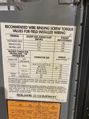 | Square D QED 2 4000A Power Deadfront Switchboard SLB 3413-ST -See Description - Used