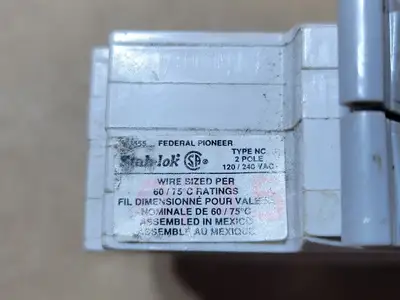 Used FEDERAL PIONEER NC240 Circuit Breakers British Columbia CA | Lenmark #1488969