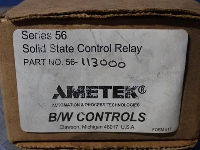 New | in-Stock AMETEK 113000 Relays & Switches | HGR 24 #739619