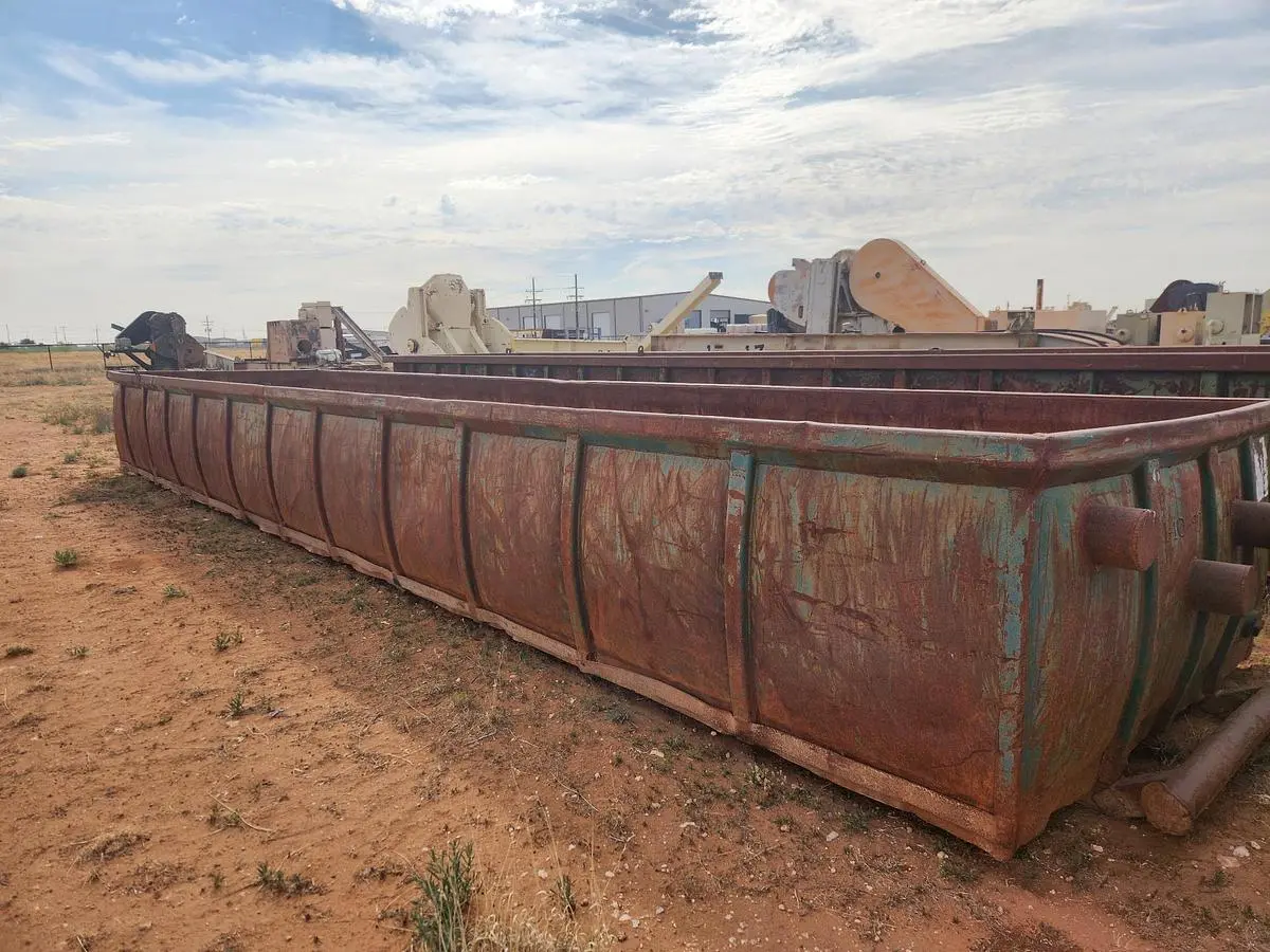 USED 2008 BX TANK SUPPLY 200BBL LOW WALL SKIDDED OPEN TOP TANKS