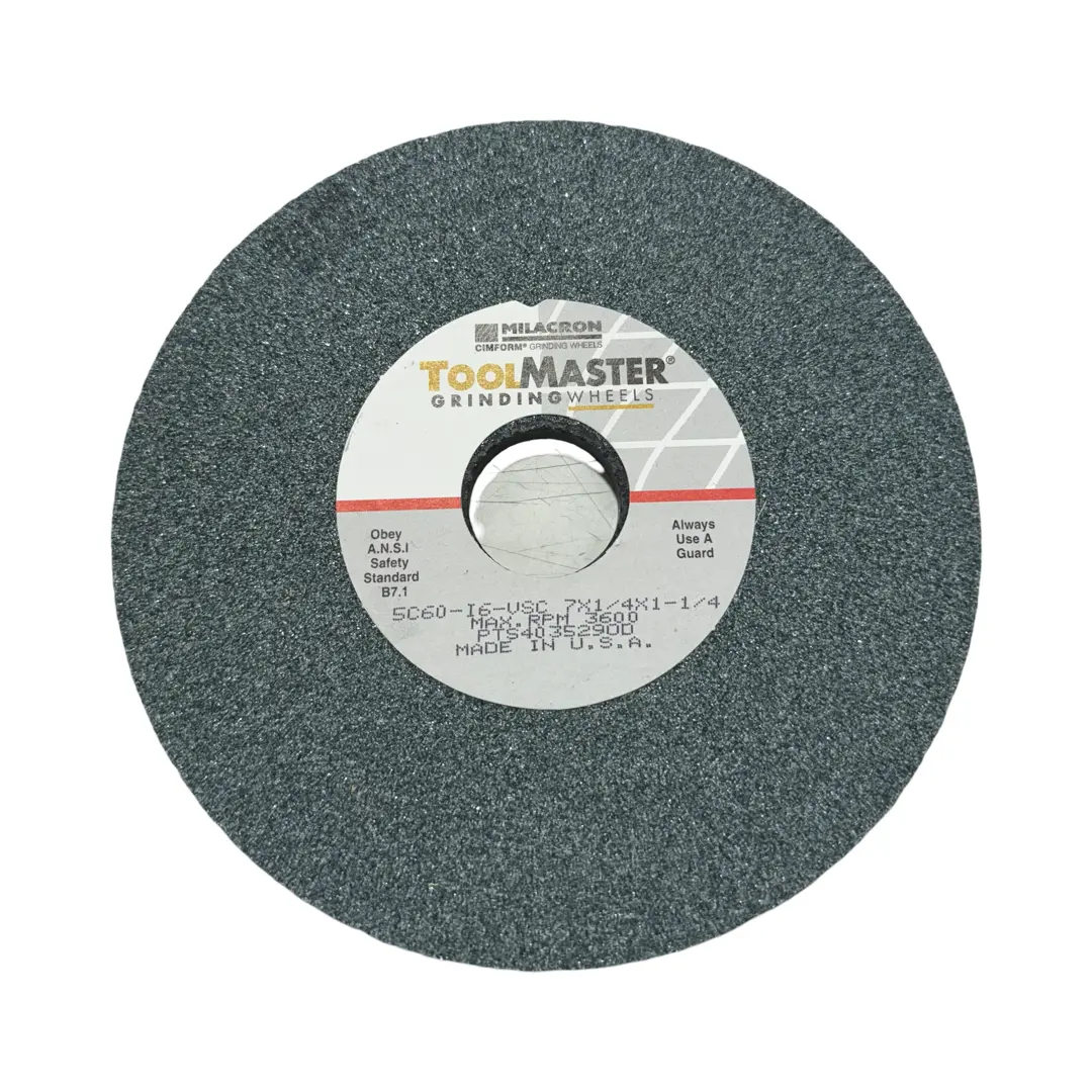 Milacron 7" x 1/4" x 1-1/4" Grinding Wheel 5C60-I6-VSC