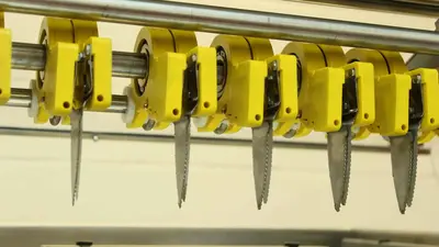 KRUMBEIN | KSSM Vertical In-Pan, Sheet Tray Slicer | Brownie Portioning