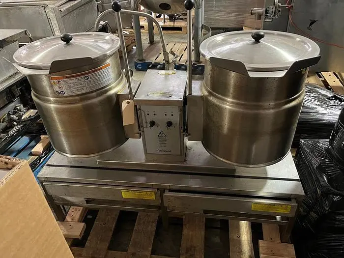 Used CLEVELAND RANGE TKET12TP Cooking Kettles New York US | America's Steam Kettle Headquarters #794027