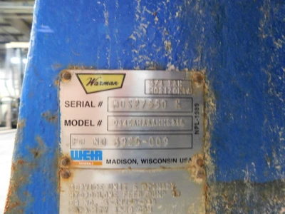 Used Warman _UNKNOWN_ Centrifugal Pumps Ohio US | Equipment Recovery Corp. #1331380