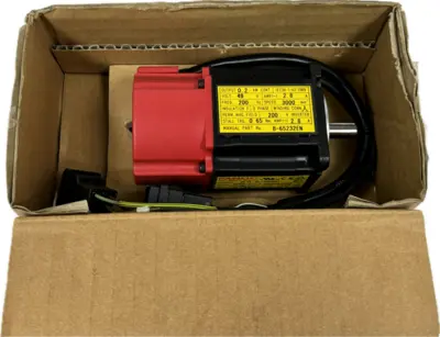 NEW FANUC A06B-0113-B075#0008 AC SERVO MOTOR B0.5/3000 A32B KEYWAY