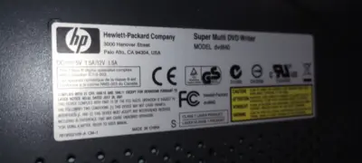 Used HP HP dvd840 External DVD Writer QSuper Multi DVD WRITER Video/CATV/Television Arizona US | ASSET CONVERSION SPECIALISTS, INC. #1368409