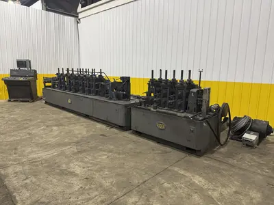 9 STAND x 2" YODER M2 ROLLFORMER, 6 STAND & 3 STAND BASE: YOBRO #24317