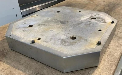 Aluminum Plate 20 x 20 x 3 for CNC Horizontal & Vertical Machining Center Pallet