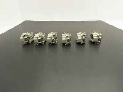 Epic 10190000 HB-E Male Connector Insert 6-Pin 16A 500V Lot of 6