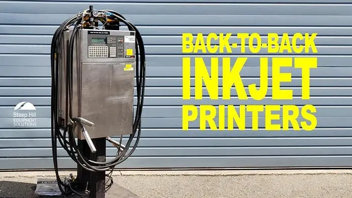 Used VIDEOJET EXCEL/270I Ink Jet Printers British Columbia CA | Steep Hill Equipment Solutions #762163