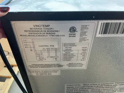 Used VINOTEMP VTBC108L01SS Bottle Coolers Michigan US | Miedema Asset Management Group #1437319
