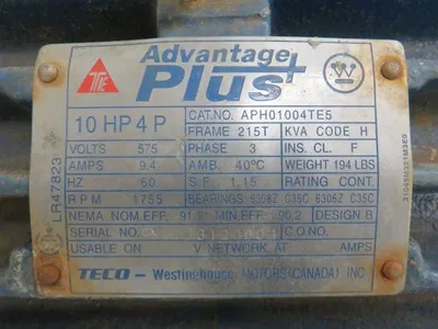 Durco Low Flow pump model Mark III A  size 2K3x1.5-LF13/10.1with base and 575v motor , material CD4M