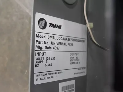Trane BMTU000AAAS6770001000200 Universal PCM Programmable Control Module Used