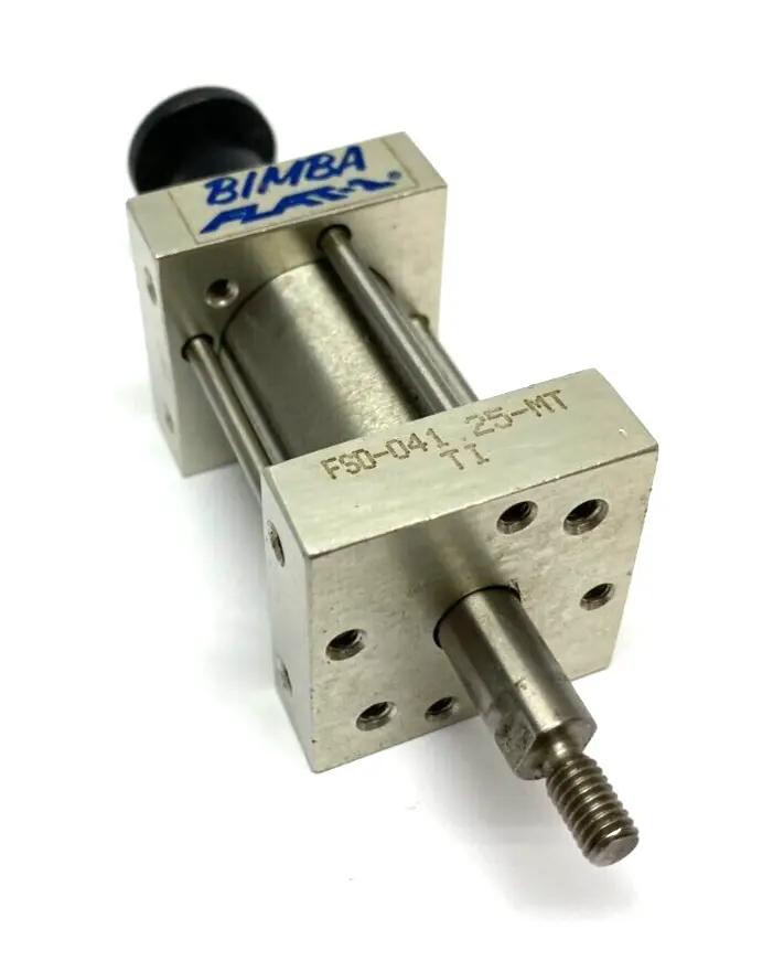 FSD-041.25-MT | Bimba  Flat-1 Square Pneumatic Cylinder 3/4" Bore 1.25" Stroke - Used