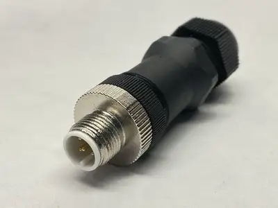 USED MENCOM FIELD WIREABLE CONNECTOR MALE M12 5-POLE