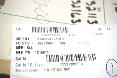 RCA TC1604/7 PROCESSOR MODULE TC16047