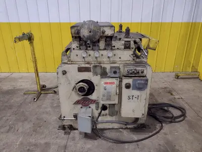 12" X .093" LITTELL MODEL #418-7PDL 7 ROLL MOTORIZED COIL STRIP STRAIGHTENER: YOBRO #24942
