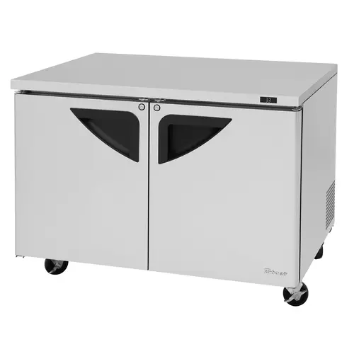 Turbo Air TUR-48SD-N 48 1/4" W Undercounter Refrigerator w/ (2) Sections & (2) Doors, 115v