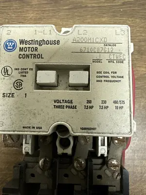 Used WESTINGHOUSE A200M1CXD Industrial Controls Ohio US | Surplus Asset Holdings #1244766