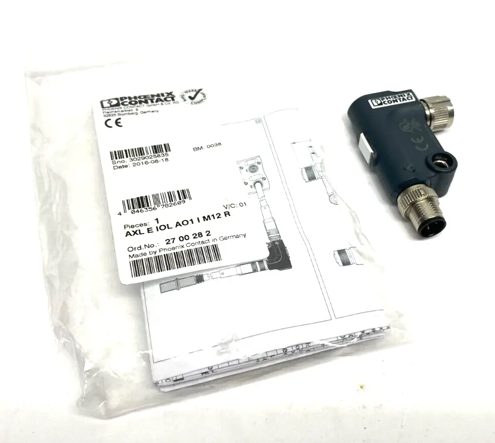 USED PHOENIX CONTACT AXIOLINE E-IO LINK ANALOG CONVERTER MODULE