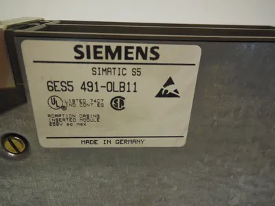 SIEMENS 6ES5-491-0LB11 MODULE 6ES54910LB11