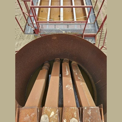 24in Wide x 22ft Long 4-Way Distribution Sluice