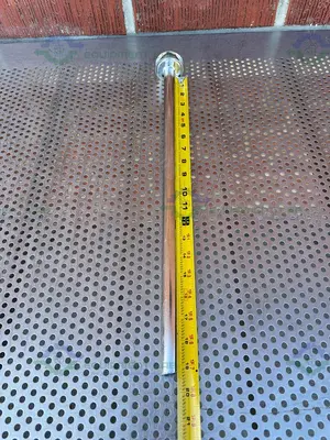 Stainless Steel 20" Syphon Tube w/ 2" OD Sanitary Fitting
