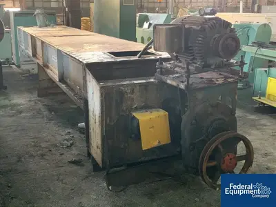 USED Sprout Waldron Sprout Waldron Twin Screw Pug Mill Mixer, Model DA40-20, S/S