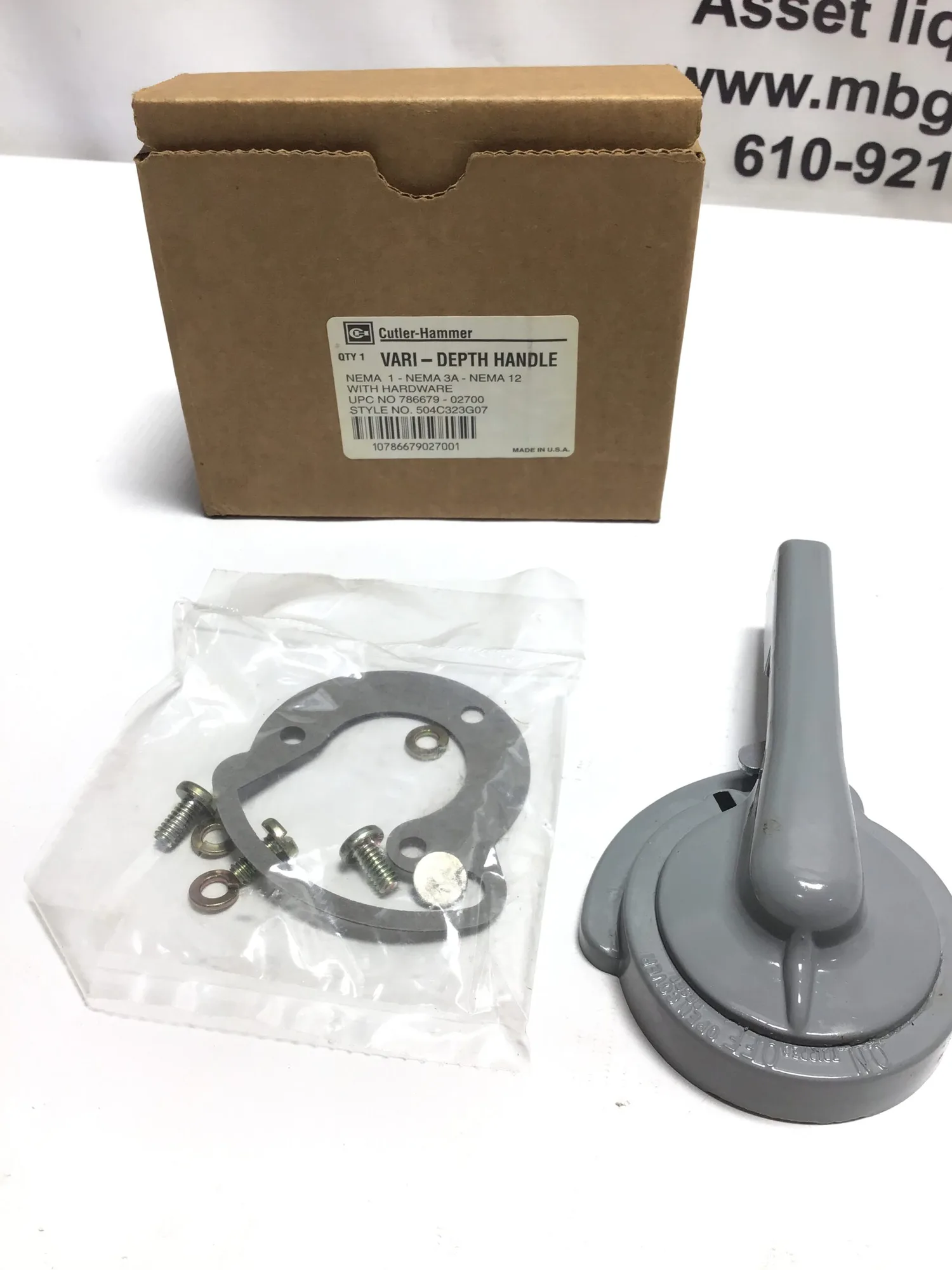 Cutler-Hammer VARI-Depth Rotary Handle Nema 1 – Nema 3A – Nema 12