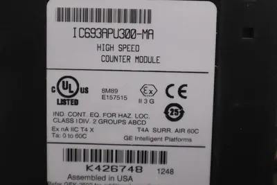 GE Fanuc IC693APU300-MA MODULE STOCK 5362