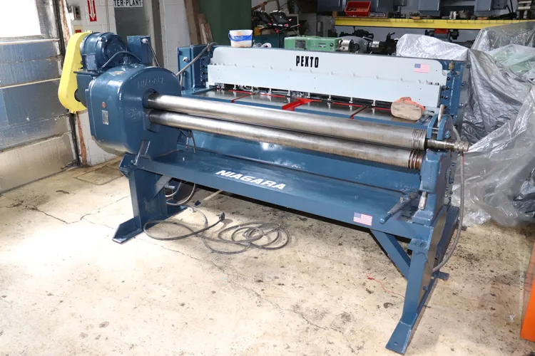 Used NIAGARA 13-33 Plate Bending Rolls including Pinch Minnesota US | INTER-PLANT SALES #343723