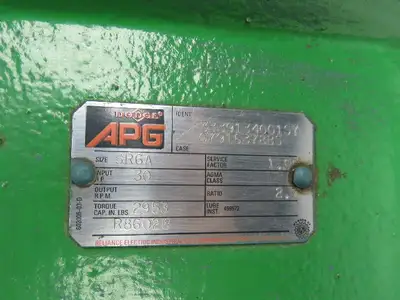 Dodge SR6A APG Gearbox 2.7:1 Reducer 30Hp 648rpm 1-3/4" Shaft Inline