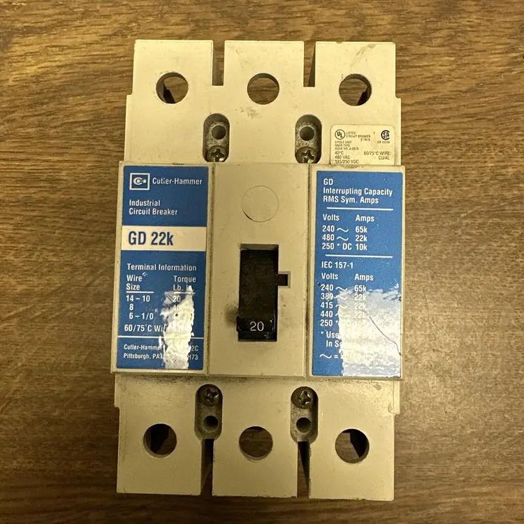 Used CUTLER-HAMMER GD 22K, GD322K Circuit Breakers | Surplus Asset Holdings #1189071