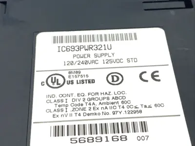 USED GE FANUC IC693PWR321U
