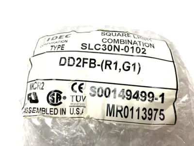 NEW IDEC SQUARE LIGHT COMBINATION 2-COLOR 1-ROW