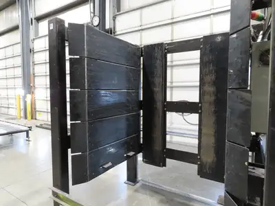 42"W x 48-50"L Pallet Feeder Dispenser for Robot Palletizer Conveyor 90"H