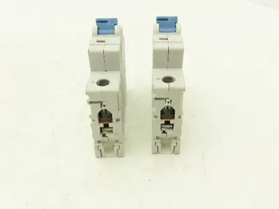 Allen Bradley 1492-D1C060 Mini Circuit Breaker 6A 1-Pole 220V 1PH Ser D Lot of 2