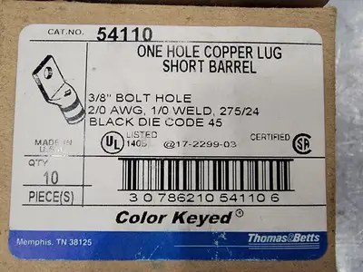 NEW THOMAS BETTS 54110