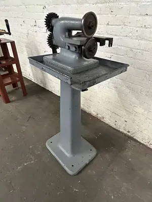 C Williams Hand Operated Floor Model Metal Working Slitter Providence R.I.