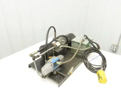 Dayton Haldex 4F683A Hydraulic Power Unit 1.5Gal 1GPM 1500psi 1Hp 460V w/Pendant