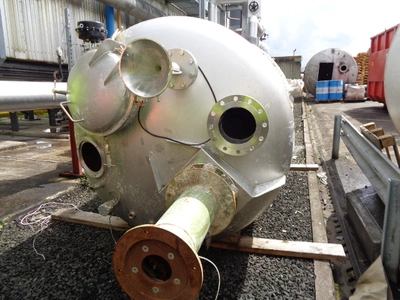 5,000L S/S 1/2 Coil Reactor