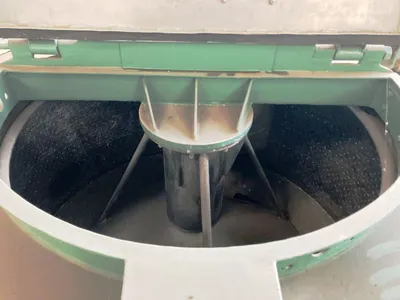 Rousselet Robatel Rapide 120-SC120-2DEC 47 x 24 perforate basket centrifuge, 316SS.