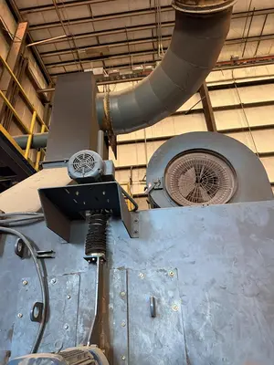 Used 2008 BLASTEC 10' PLATE Roller Conveyor Shot Blaster Pennsylvania US | Shot Blasting Equipment #1541094