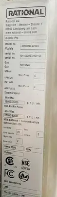 USED RATIONAL ICOMBI PRO 10 LM100DG