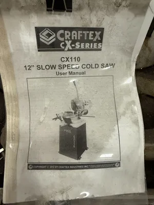 2014 CRAFTEX CX110 Circular Cold Saws | ListingHippo (8)