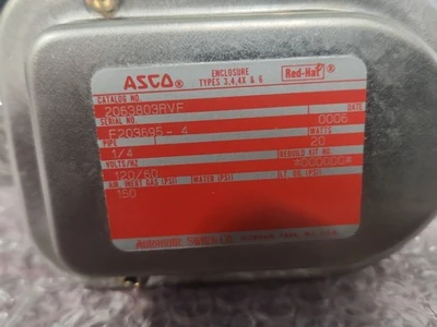 NEW ASCO 2063803RVF
