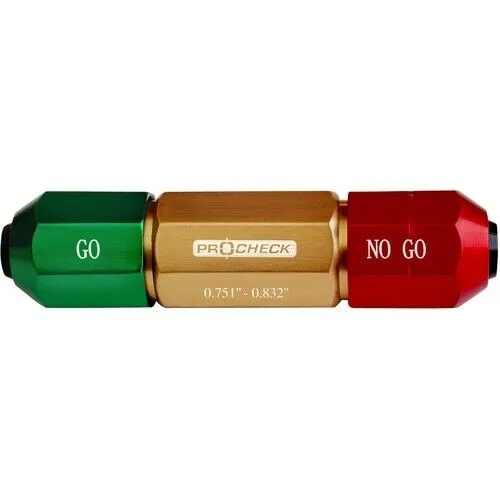 ProCheck Plug Gage Handle Double End .0751" to 0.832"