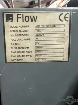 USED 2014 FLOW MACH 3 4020B DWJ