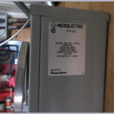 Microlectric 20 Amp Meter Base