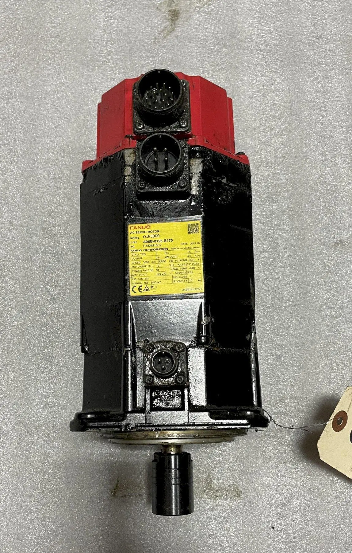 USED 2018 Fanuc A06B-0123-B175 A3/3000